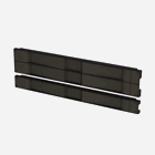 Tool-less (Snap-in) Blanking Panels for 19-in. Racks, fits 2RU, Plastic