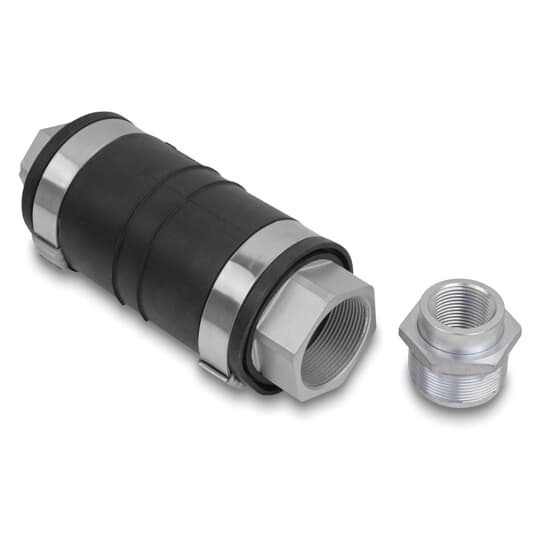 1-1/2 Inch XD Cast Iron Expansion/Deflection Coupling with Electro Zinc Plating