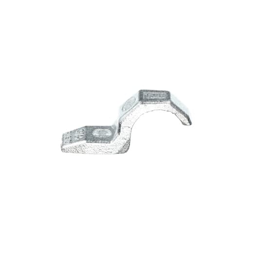 3/4 Inch, Pipe Strap, Malleable Iron, Electro Galvanized Finish for Use with Rigid/IMC Conduit