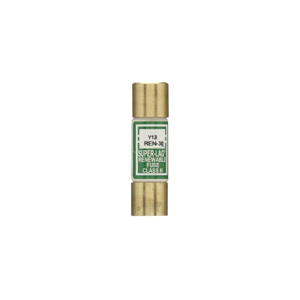 Eaton Bussmann series REN fuse, Super Lag, Time Lag, 250V, 20A, 10 kAIC, Non Indicating, Non Current-limiting, renewable, Ferrule end X ferrule end, Class H