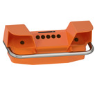 two-hand control station top without control devices - orange