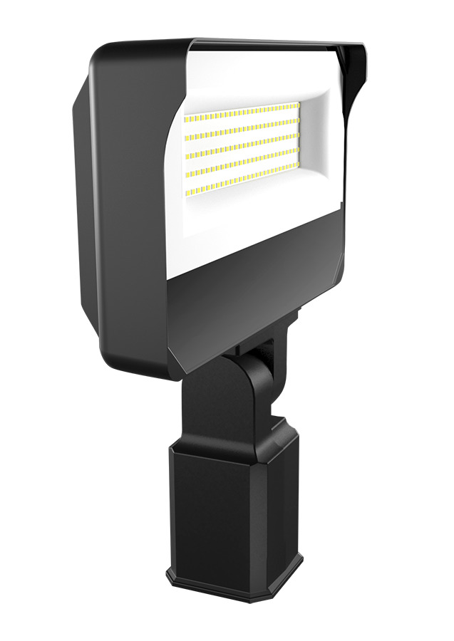Floodlights 11533 Lumens X34 87W Slipfitter Mount 80CRI 4000K Bronze 120V-277V 0-10V Dimming