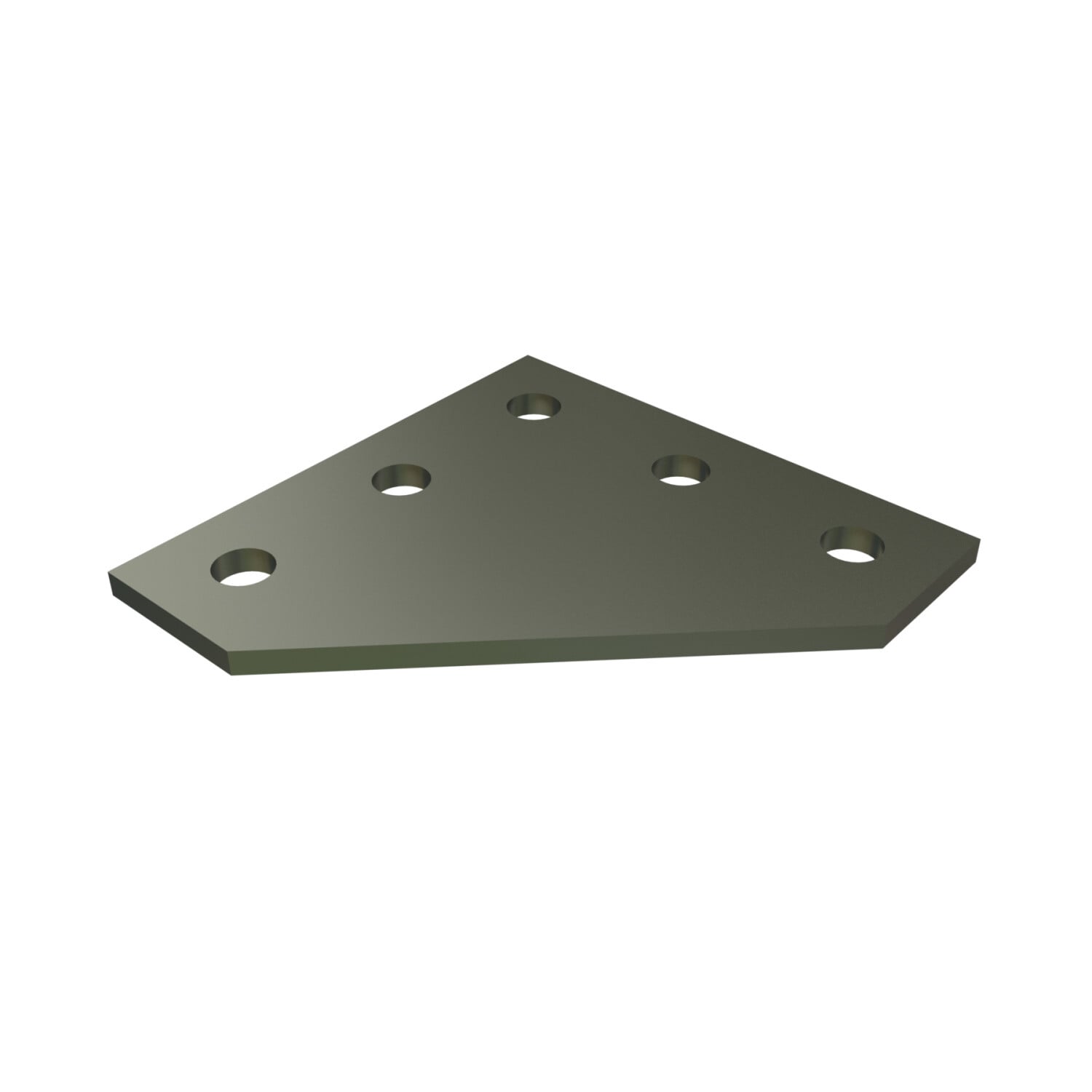 UNISTRUT FITTING, 5-3/8"x 1/4"x 5-3/8", EG