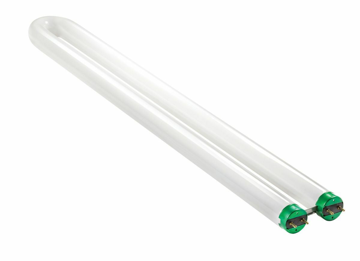 Environmentally Responsible Lamps Sustainable Lighting Solution with ALTO Lamp Technology - low mercury and energy efficient.;95% Lumen Maintenance.;24 month warranty period. Philips leads the industry with the lowest level mercury technology. Reducing the mercury level (source reduction) during the manufacturing phase is essential to creating products that are less harmful to the environment. Full Line of 6" Leg Spacing.;Outstanding Lumen Performance.;HI-VISION Phosphor.;Reduces the impact on the environment.;Low mercury.;Energy efficient.;Available in 32 watts with 3000,3500, 4100, and 5000 color Temperatures. Ideal for commercial applications with 2' x 2' fixtures.