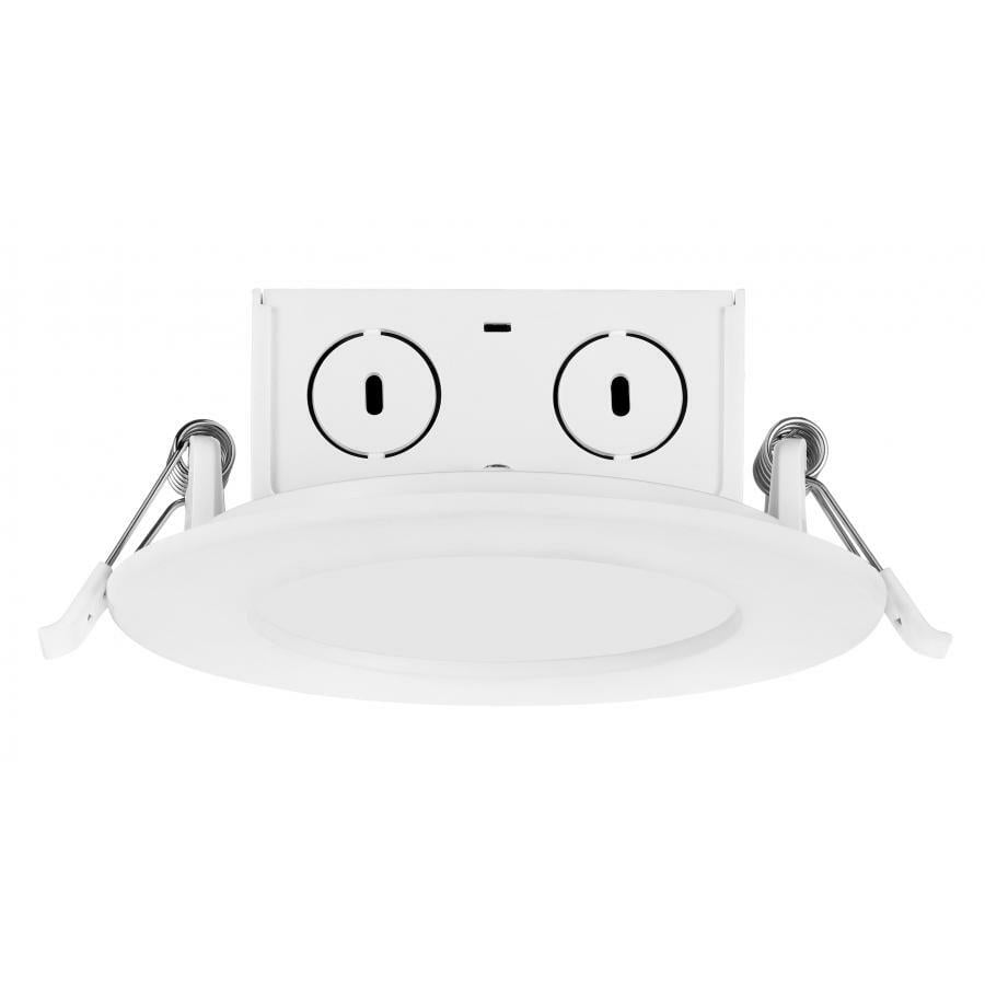 8.5 Watt LED Direct Wire Downlight - Edge-Lit - 4 Inch - 3000K - 120 Volt - Dimmable