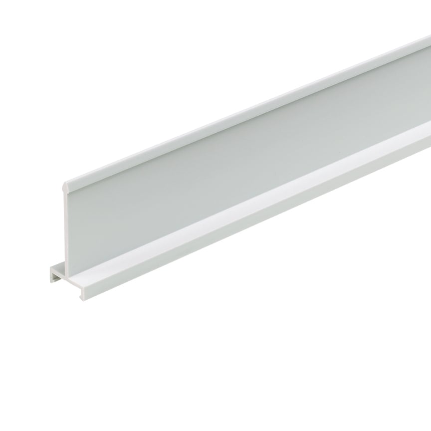 Solid Duct Divider Wall, PVC, 3INH X 6FT  
