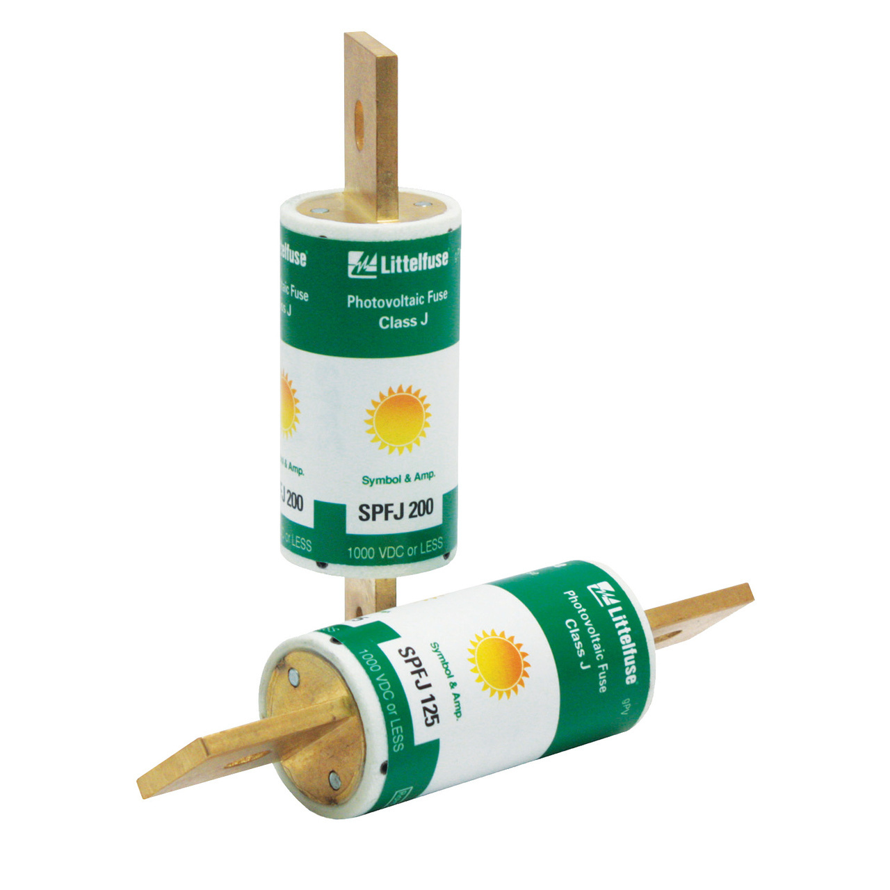 The SPFJ series is the smallest 1000 V dc 70-450 A dc Full Range fuse available in the market. The SPFJ series is manufactured in Class J case sizes are suitable for photovoltaic, DC cable protection, EV off-board charging and other dc applications. that allows for both fuse holder and busbar mounting config.