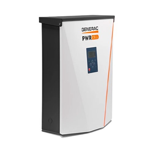 11.4kW 208V, three-phase version of the PWRcell inverter. Solar-plus-storage is simple with the Generac PWRcell Inverter. This bi-directional, REbus- powered inverter offers a simple, efficient design for integrating smart batteries with solar. Ideal for self-supply, backup power, zero-export and energy cost management, the PWRcell inverter is the industrys most feature-rich line of inverters, available in single-phase and three-phase models.