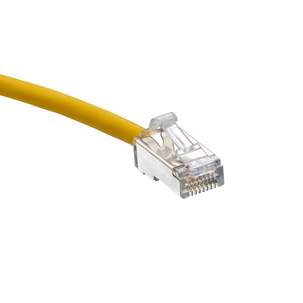 PCORD CAT 6A HIGH-FLEX 10 FT (3.0M) YL