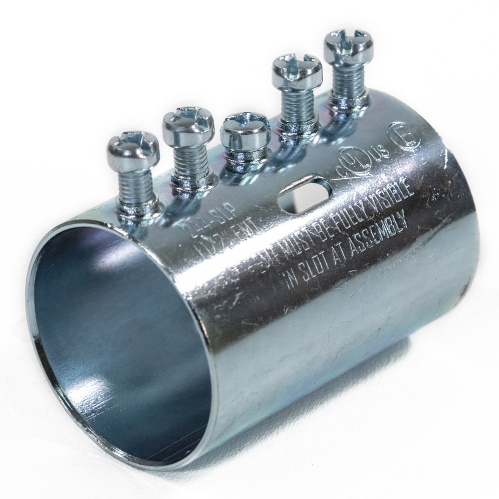 3/4" Mighty-Align EMT Steel Set Screw Slip Coupling