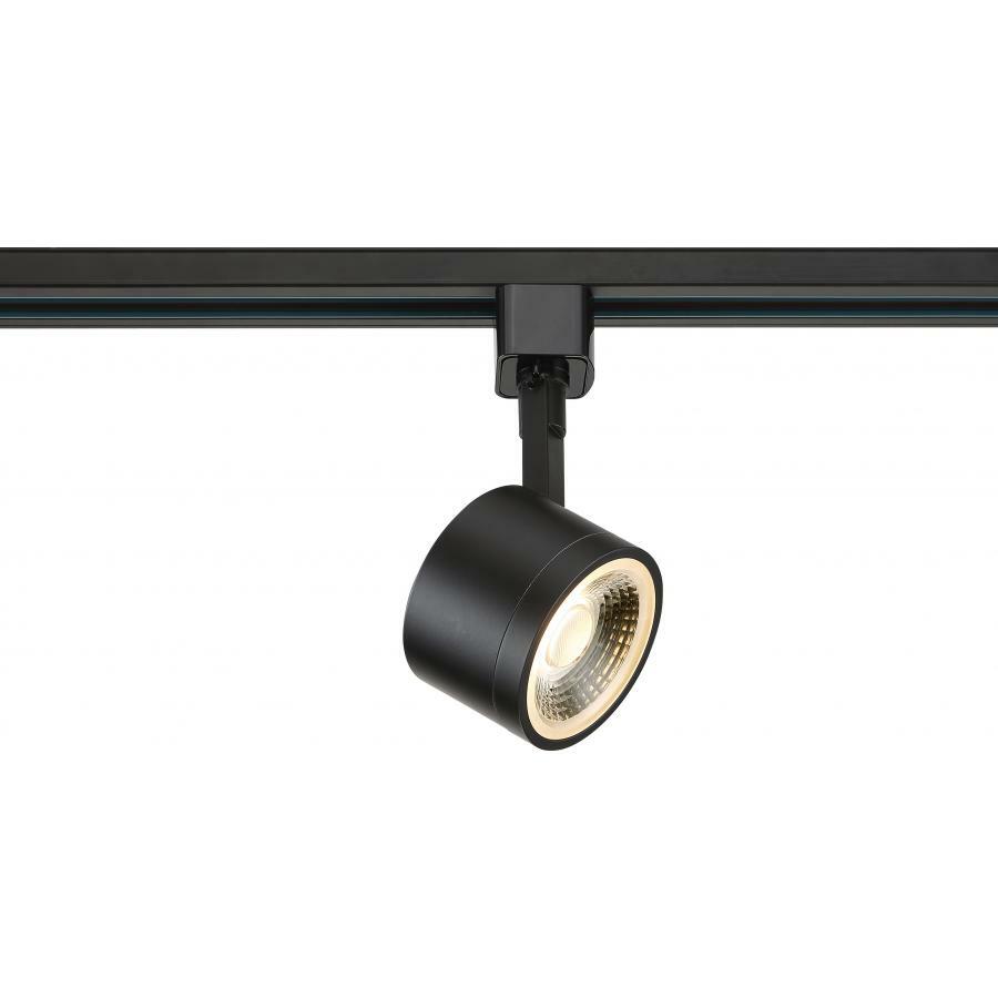 12 Watt LED Track Head - Round - Black - 36 Degree Beam
