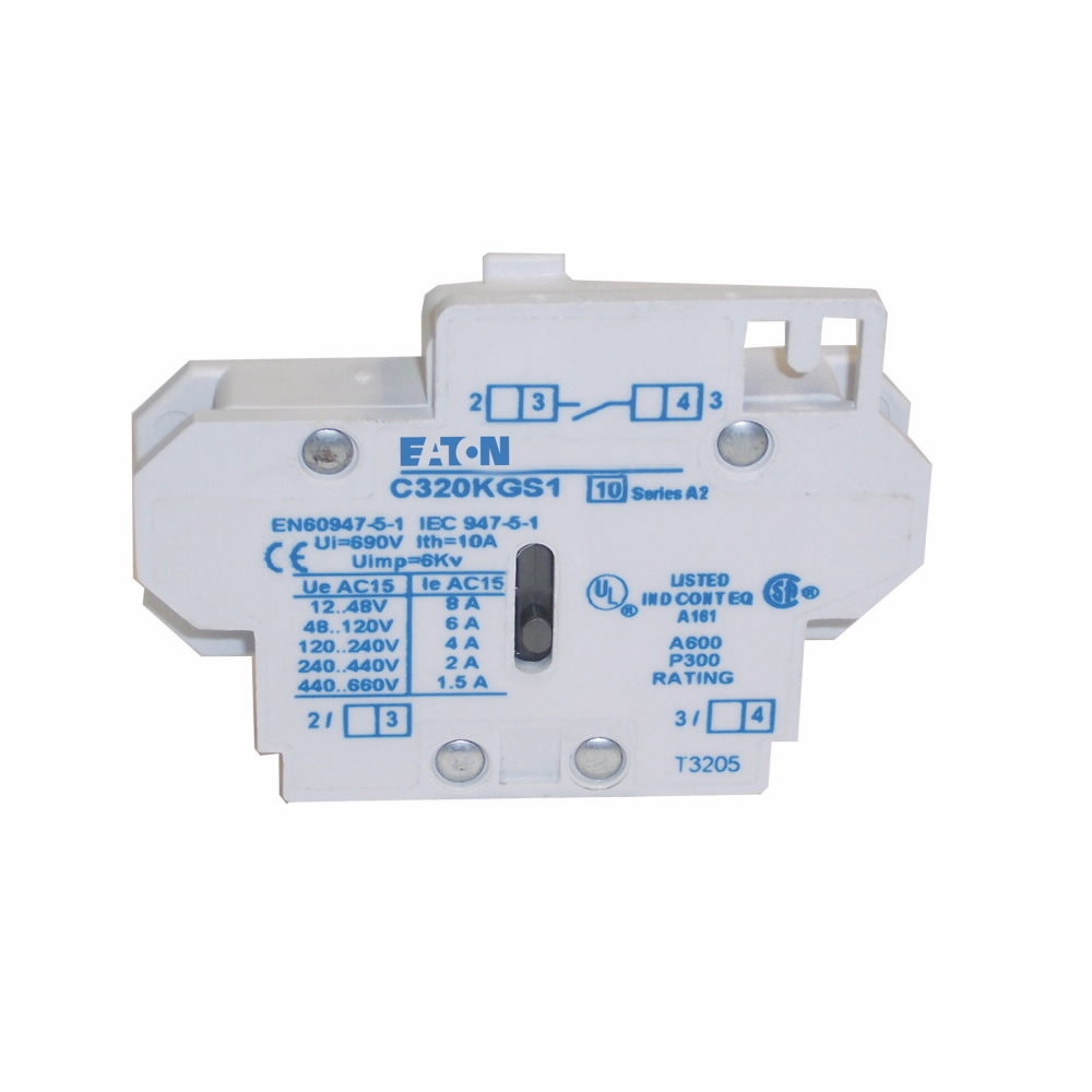 Freedom Accessory, Auxiliary contact, Used on Starter and Contactors, 1NO contacts, Side mounting