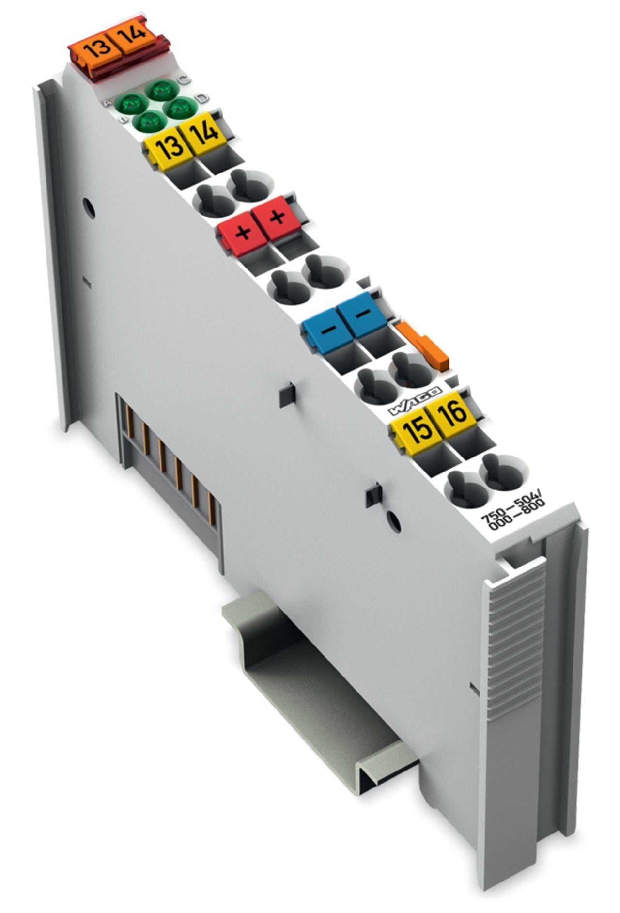 4-channel digital output; 24 VDC; 0.5 A; Interference-free