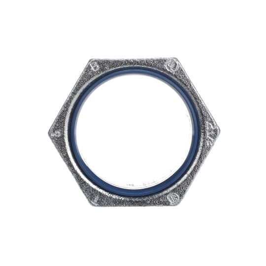 2-1/2 Inch Chase Nipple, Malleable Iron, Nylon Insulated for Use with Rigid/IMC Conduit