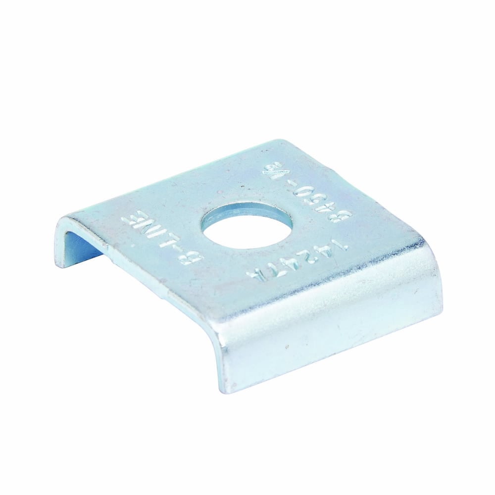 Eaton B-Line series U-washer, 0.46" H x 1.62" L x 0.81" W, Steel, Electro-plated finish, U-washer