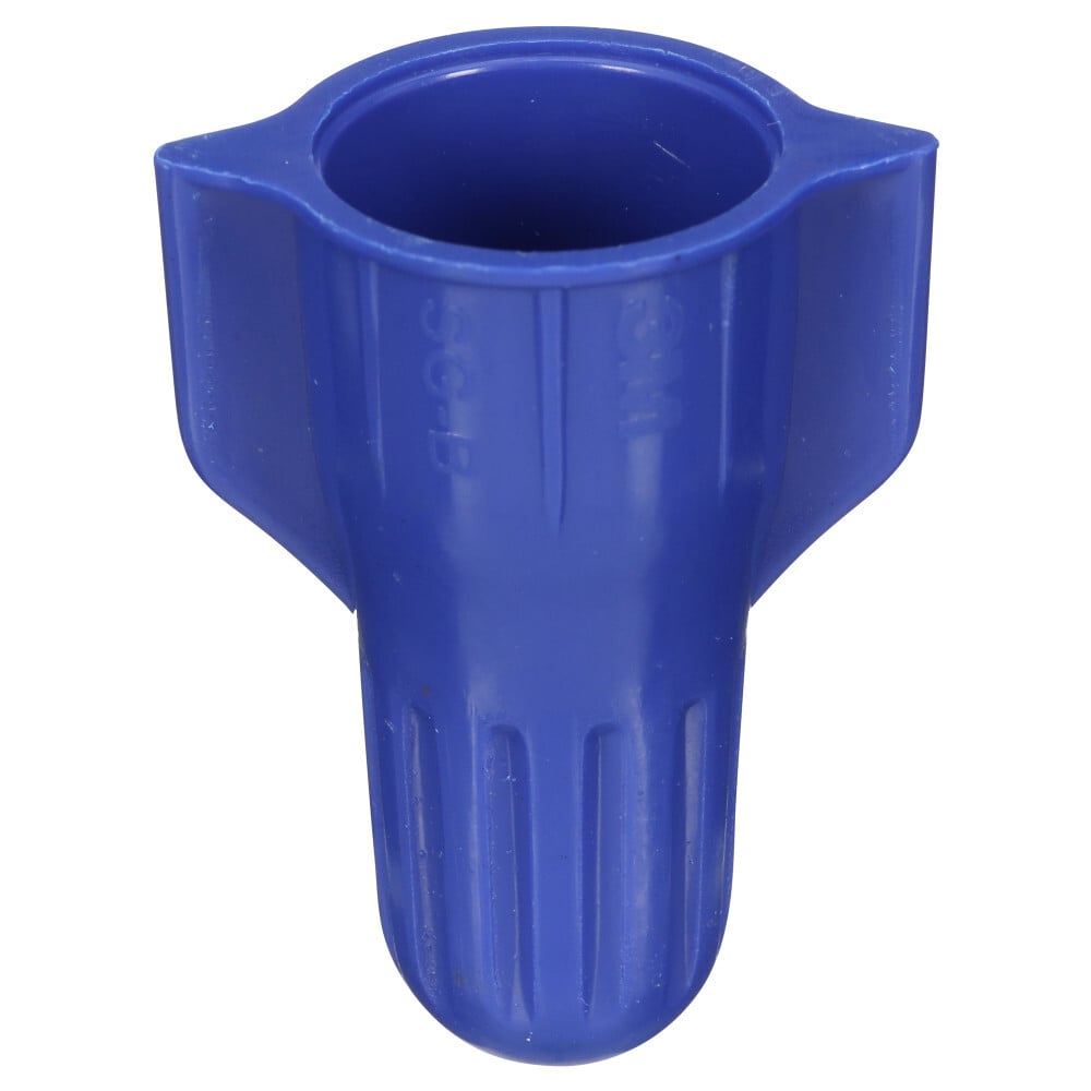 Secure Grip Wire Connector, Blue, 50 per pouch