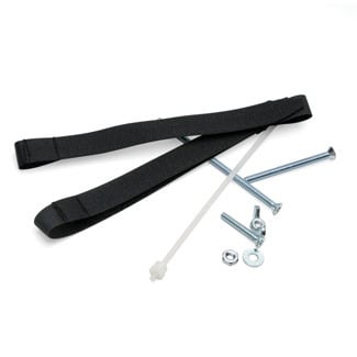 Leviton Kit, Splice Tray Mounting Hardware Consisting of (3) Varying Size Stud Screws. (2) Velcro Straps, and Thumb Screw