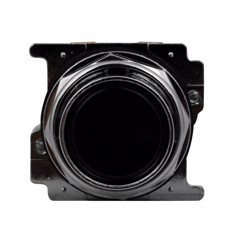 Eaton, 30.5 mm, Heavy-Duty Watertight/Oiltight Pushbutton,Class I Division 2,Black,Plastic Actuator,Chrome bezel,1NO - 1NC,Non-illuminated,Flush mounting,Momentary,30.5 mm,Flush Pushbutton,10250T Series