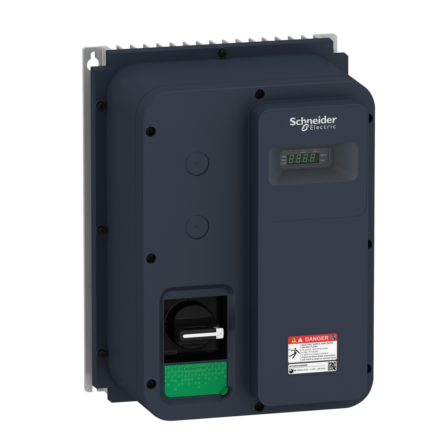 variable speed drive, Altivar Machine ATV320, 0.55kW, 380 to 500V, 3 phases, enclosed, IP65