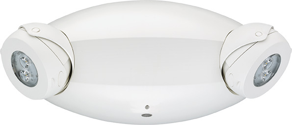 Quantum White Adjustable LED 640LM Lithium Iron Phosphate Emergency Light Unit with Self-Diagnotics and Remote Test