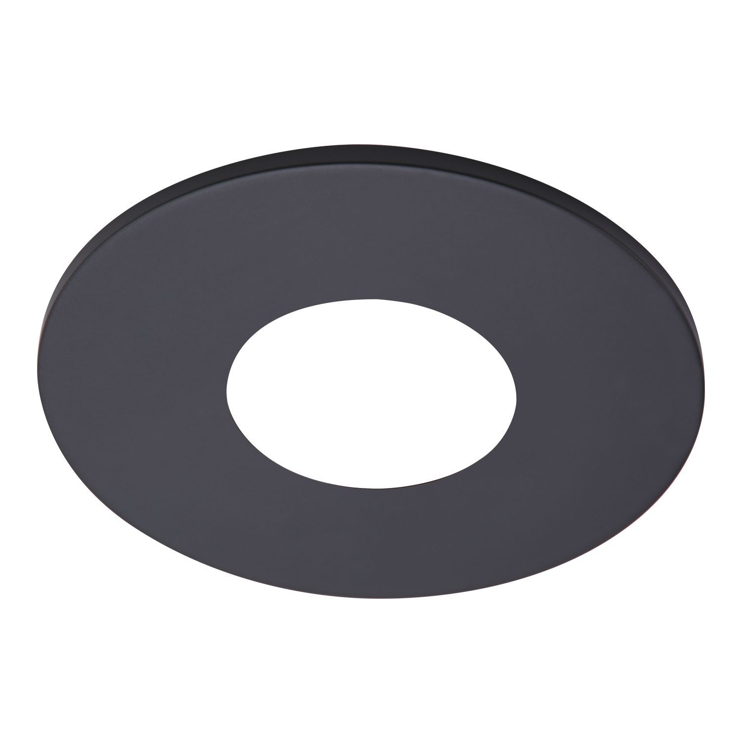 2" round open pinhole ML4 trim, matte black flange