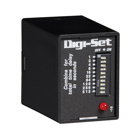 The TDB Series combines accurate digital circuitry with isolated, 10A, DPDT or SPDT contacts in an 8 or 11-pin plug-in package. The TDB Series features DIP switch selectable time delays ranging from 0.1-10,230 seconds in three ranges. The TDB Series is the product of choice for custom control panel and OEM designers. Operation (Delay-on-Break): Input voltage must be applied to the input before and during timing. Upon closure of the initiate switch, the output relay is energized. The time delay begins when the initiate switch is opened (trailing edge triggered). The output remains energized during timing. At the end of the time delay, the output de-energizes. The output will energize if the initiate switch is closed when input voltage is applied. Reset: Reclosing the initiate switch during timing resets the time delay. Loss of input voltage resets the time delay and output.
