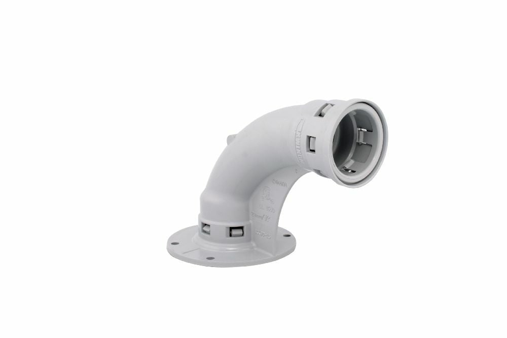 KK90-10 1/2"x90D PVC STUBDOWN KWIKON