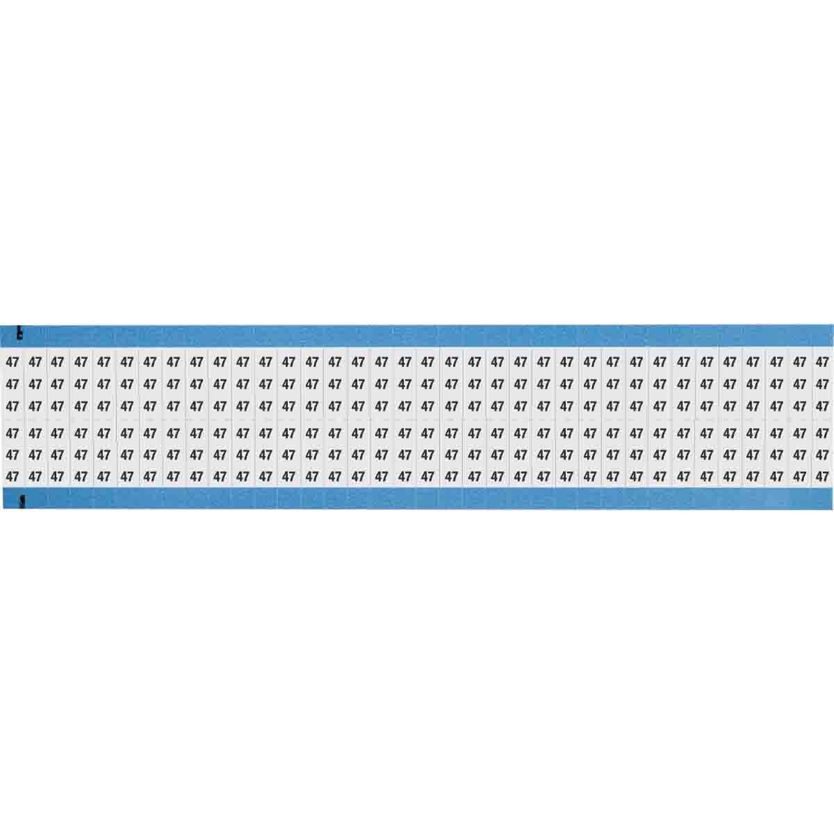 Wire Marker 0.75in H x 0.25in W, 47