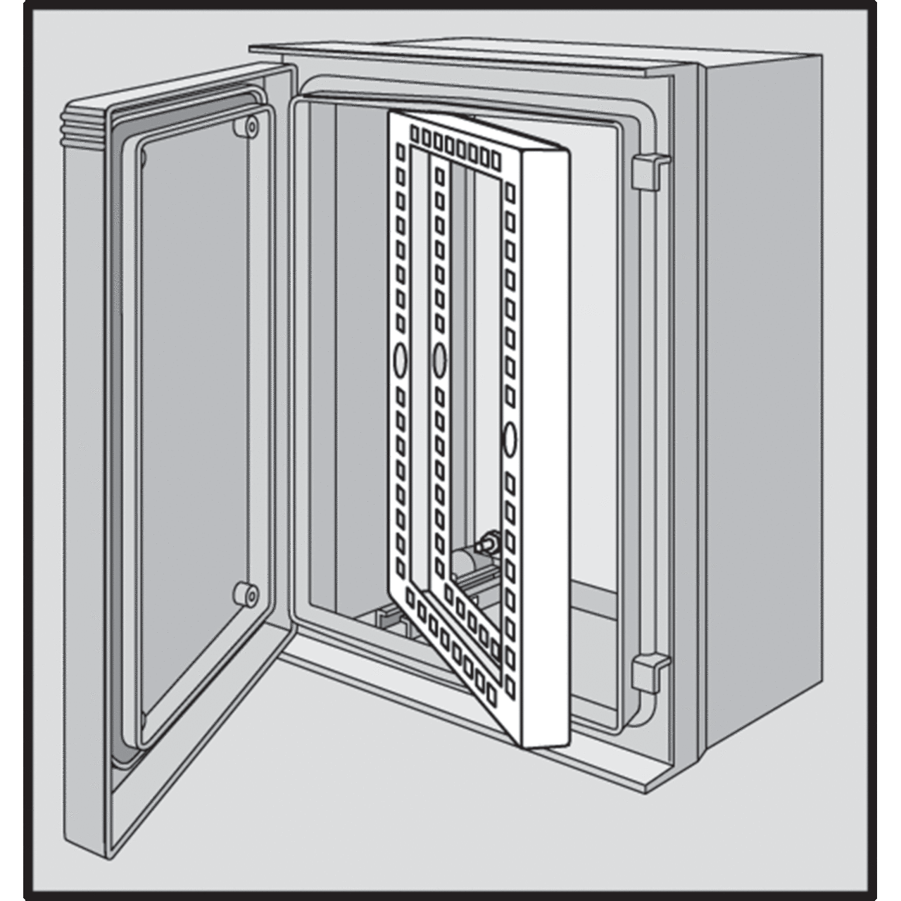Ultrx Swing Frame, fits 775x612mm, Plated, Steel