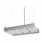 Eaton Crouse-Hinds series IHB industrial high bay LED light fixture, Cool white, Non-dimmable driver, 500W-1000W HID or 6-8-lamp T5HO, Glass lens, 32000 lumens, 117 lm/W, Anodized alum, No mounting module, Wide, 100-277Vac, 127-250Vdc, 289W
