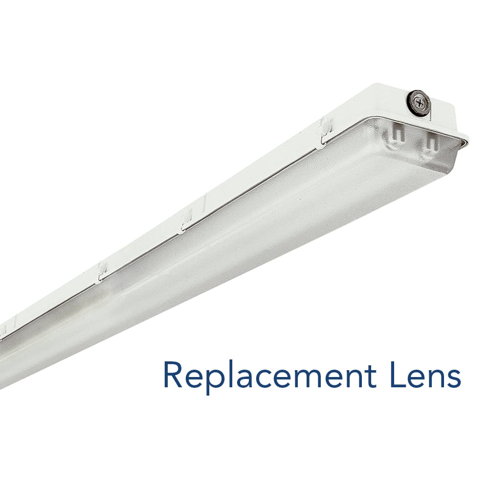 3-inch deep high impact acrylic (50 DR) replacement lens for 96-inch fixture.