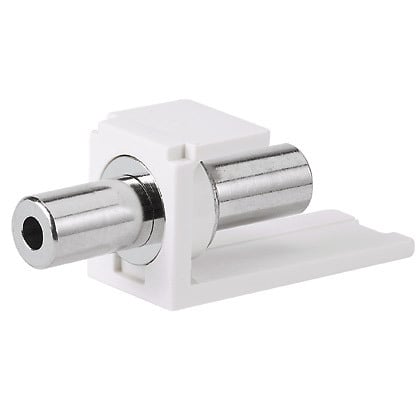 Stereo Coupler, 3.5mm, Off White        