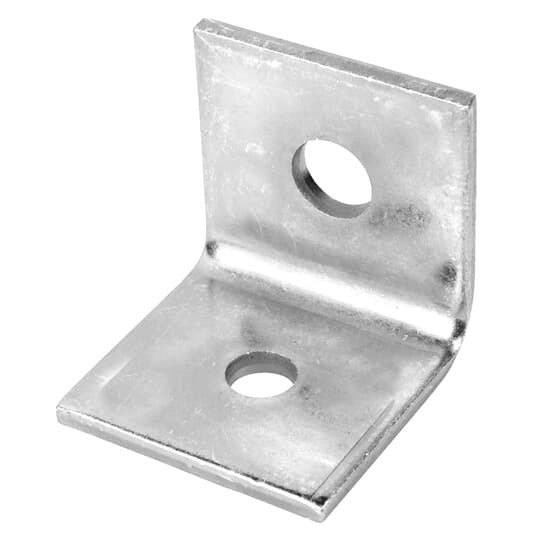 Clip, Side Hanger, Height 2 Inches, Base Length 1-7/8 Inches, Width 1-5/8 Inches, Bolt Hole 9/16 Inch, Epoxy Coated Steel, For use with 1/2 Inch Rod