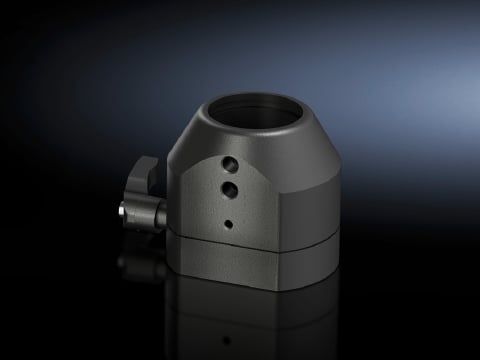 Coupling CP 40, steel, for support arm connection 90 x 71 mm, color: RAL 7024, produkt group: Used with static loads ranging from 400 to 1800 N. Endless possibilities for combination, with a broad diversity of functions. Reliable cable protection in all applications. Perfect planning tool for fast, safe design of the support arm system to suit your application.