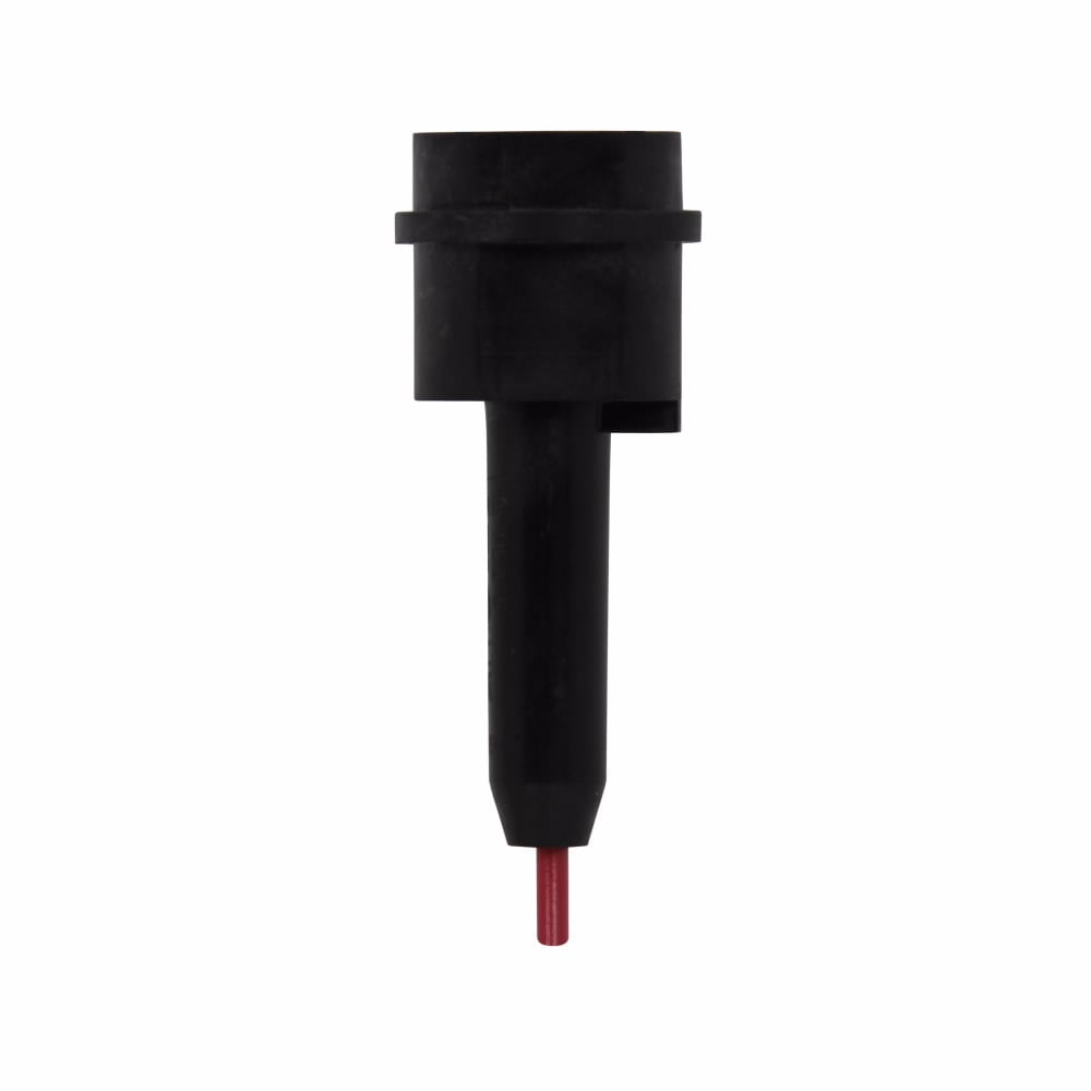 BUSS FUSEHOLDER, 1-10A, #18 AWG red insulated solid copper wire attached to lineside, 10 kAIC, Single-pole, HLQ Series, Used with GLQ Fuses, 300 Vac