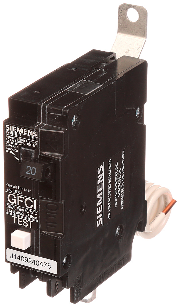  Low Voltage Molded Case Circuit Breakers Panelboard Mounting 240V GFCI Circuit Breakers - 1-Pole, GFCI - BLHF, 22KAIC, 120VAC are Circuit Protection Molded Case Circuit Breakers. BREAKER 20A 1P 120V 22K BLHF2 GFCI 5MA