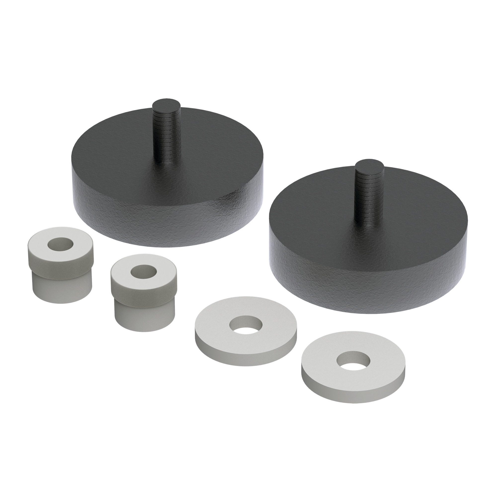Heavy Duty Magnetic Mounting Kit, 10-32x9.5