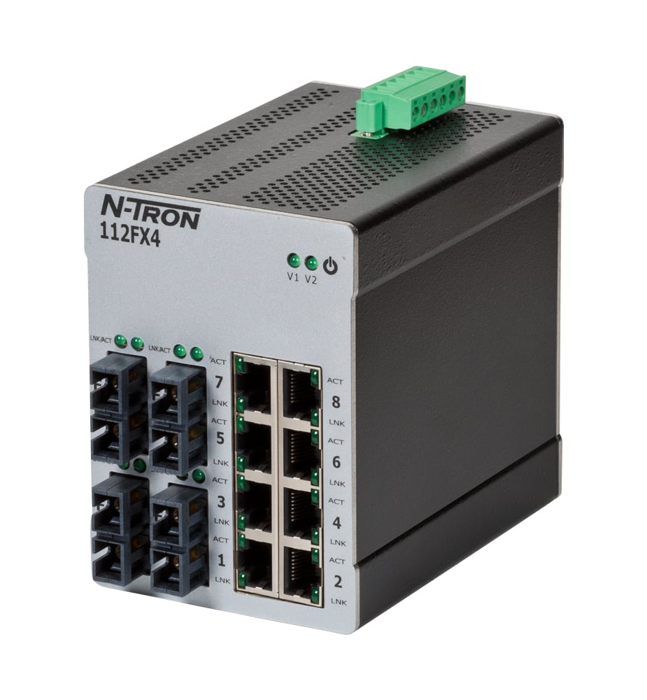112FX4 Unmanaged Industrial Ethernet Switch, SC 2km?