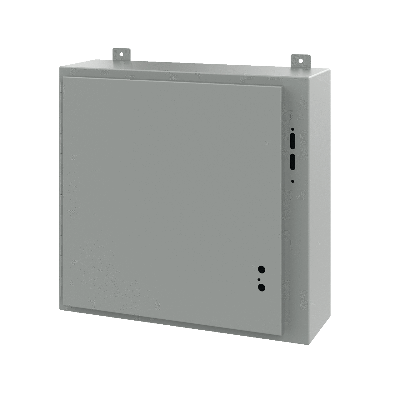 Disconnect Enclosure without Handle Type 12, 24.00x25.38x8.00, Gray, Steel