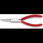 Long Nose Pliers-Round Tips, 6 1/4 in., Plastic coating, Chrome Plated