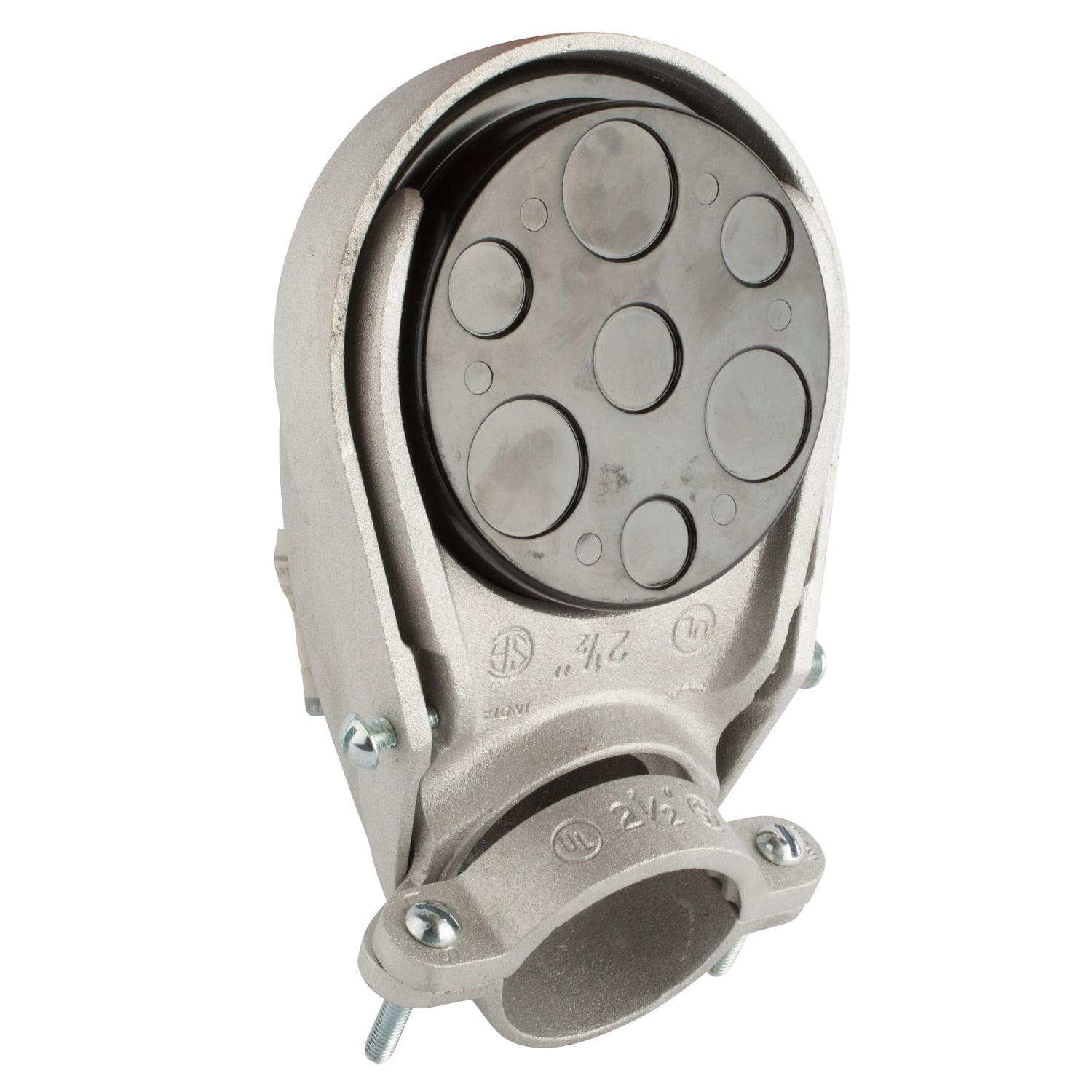 2-1/2 inch aluminum service head. For rigid conduit only.  5 pieces.