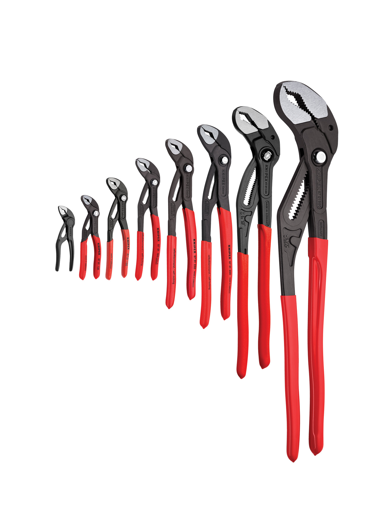 8 Pc Cobra Pliers Set