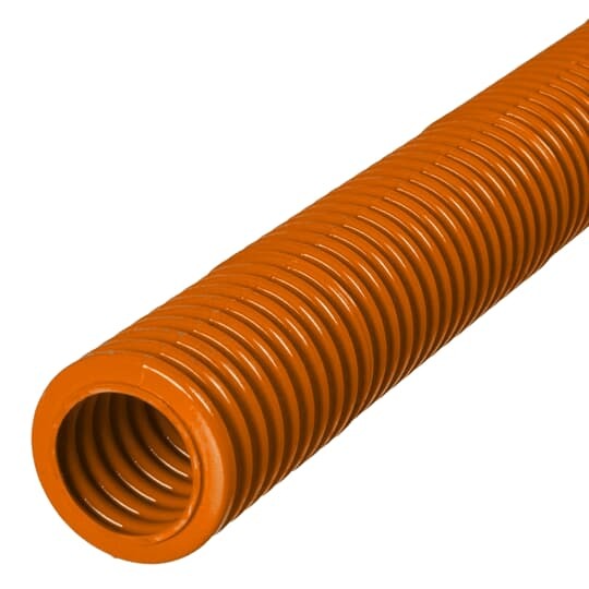 3/4 Inch Plenum-Gard orange corrugated non-metallic flexible conduit with tape, length-350 foot.