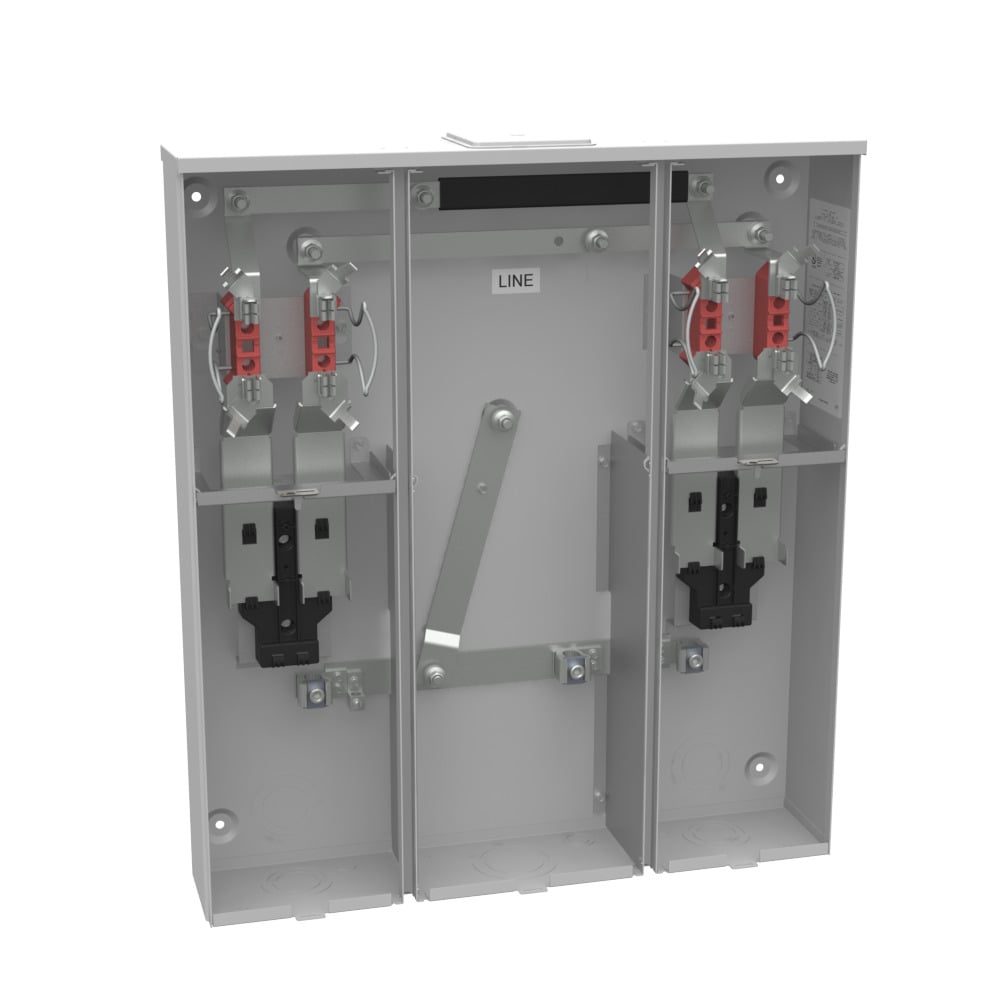 U5902-X-KK 4 Term, Ringless, Large Closing Plate, Horn Bypass, 2 Position, 2-125 Amp, Main Breaker Provision, 22 kAIC