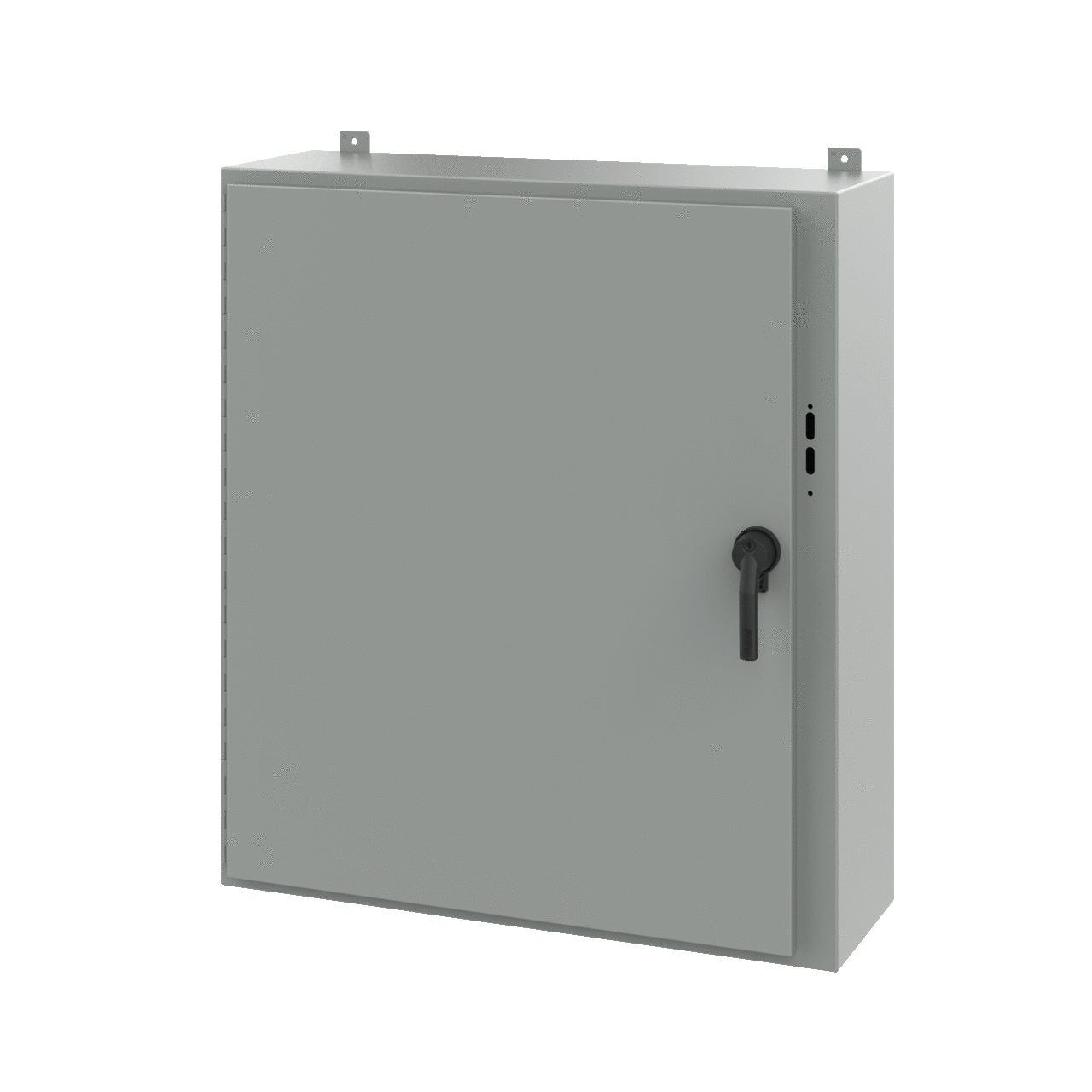 Disconnect Enclosure with Handle Type 12, 42.00x37.38x12.00, Gray, Steel