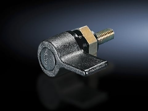 Plastic handles, C, color: RAL 9011, supply includes: Assembly parts, Seal