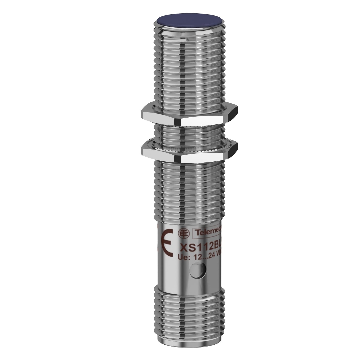 inductive sensor XS1 M12, L55mm, brass, Sn2mm, 12..24VDC, M12