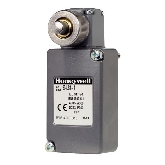 MICRO SWITCH LS Series General Purpose Limit Switches, Side Rotary - Lever Not Included, 1NC 1NO SPDT Snap Action, Double Break, 0.5 in - 14NPT conduit, Compact/Non-Plug-in