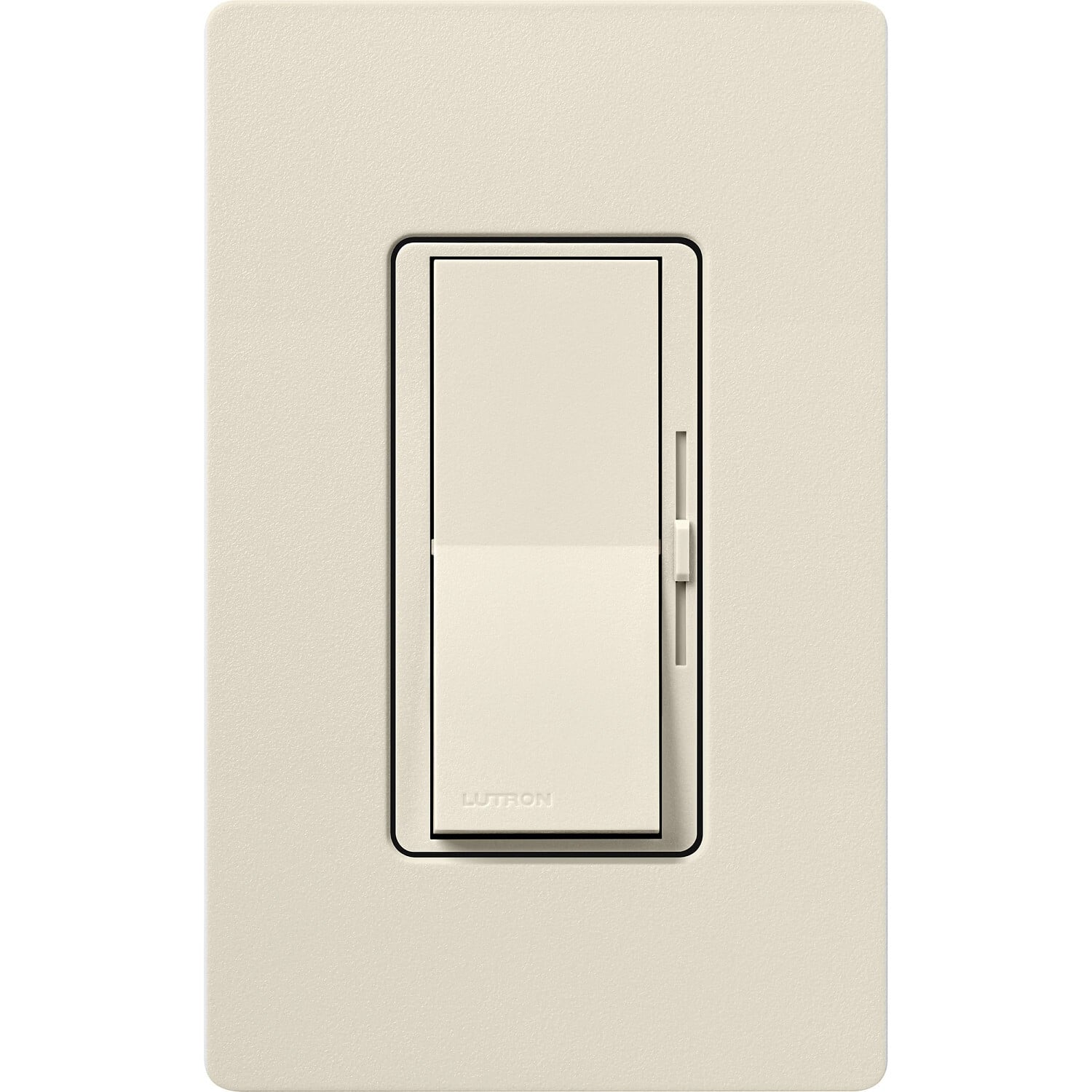 Diva satin dimmer for 250W CFL/LED, 600W inc/hal, or Lutron Hi-Lume A-Series LTE LED Driver in pumice