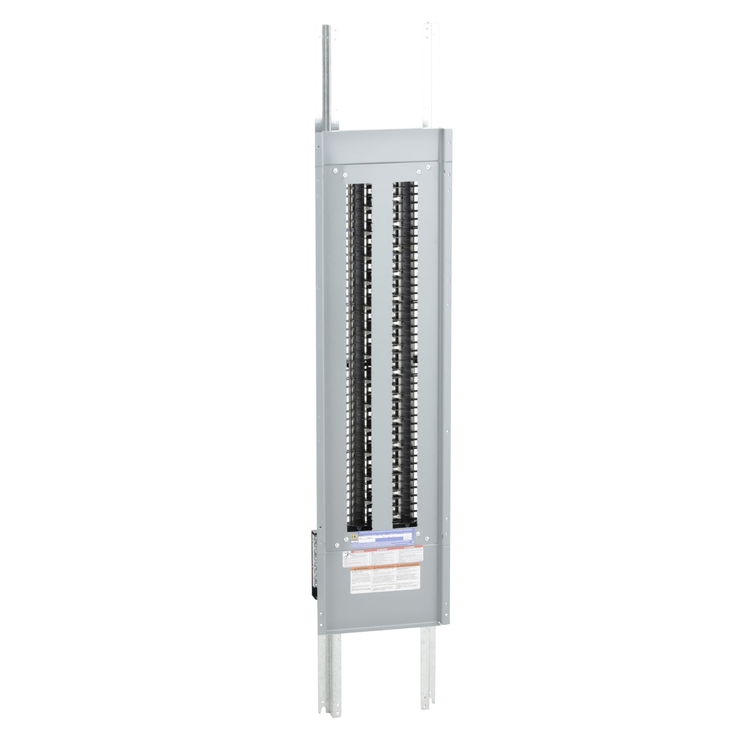 Panelboard interior, NQ, main lugs, 400A, Cu bus, 84 pole spaces, 3 phase, 4 wire, 240VAC, 48VDC